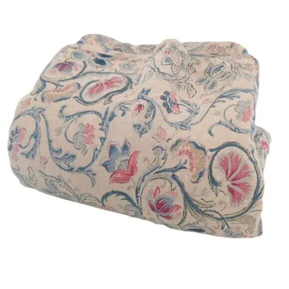 Ralph Lauren King Duvet Cottage Core Vintage Provence Cotton Linen (Duvet Only) - Picture 3 of 4